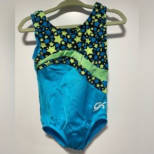 GK CXS Blue stars leotard